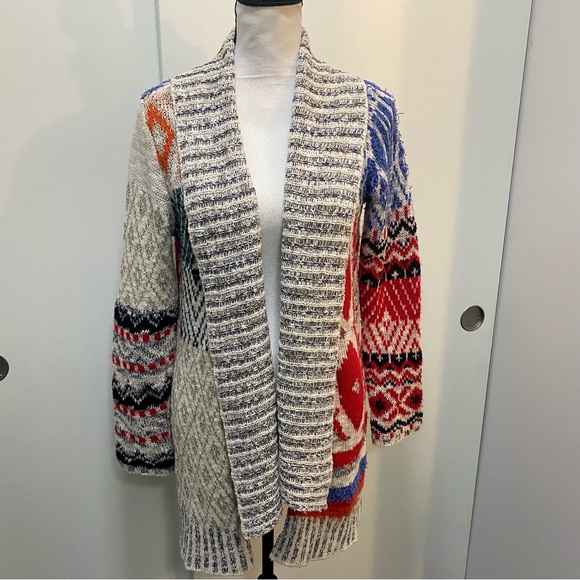 DESIGUAL—Gorgeous Multi-colored , Multi Patterned Cardigan! Size M . ♥️💐 - Picture 14 of 14